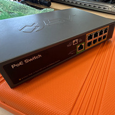 BV-Tech 8-Port PoE Switch + 1 Uplink 10/100 Fast Ethernet Unmanaged RJ-45 picture