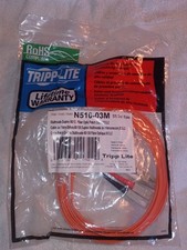 TRIPP LITE N516-03M | Fiber Optic Cable | Duplex Multimode 50/125 | SC/LC 10ft picture