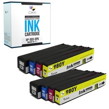 CMYi 8-Pack Compatible 980 Ink fits HP OfficeJet Enterprise Color X555xh picture