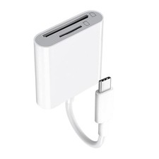 USB C SD MicroSD TF Reader Portable Adapter For iPhone 17 16 15 Android Tablet picture