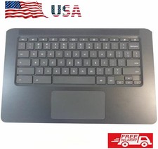 L62440-001 New For HP Chromebook 14A G5 Palmrest US Keyboard & Touchpad OEM USK picture