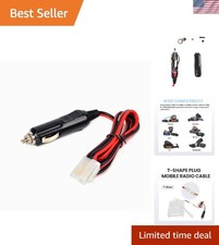 Updated 12V DC Power Cord Cigarette Lighter Mobile Radio Power for Icom Yaesu... picture