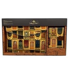 Patricia Nash Leather Tablet Holder & Passport Case Gift Set Doorways Multicolor picture