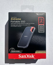 SanDisk Extreme 2TB Portable SSD SDSSDE61-2T00-G25 USB-C 1050MB/s NEW SEALED picture