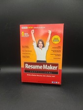 Resume Maker Professional Deluxe 20 PC NEW picture