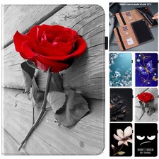 For Samsung Galaxy Tablets Case Magnetic PU Leather Wallet Pattern Stand Cover picture