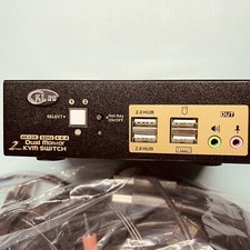 CKLau KVM 4K@60Hz 2 Port Dual Monitor Displayport KVM Switch 4:4:4 picture