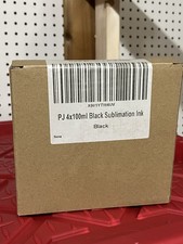 Printers Jack 4x100ml Black Sublimation Ink Refill Bottles for Epson Printers picture