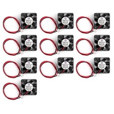 10x 4010S 24V Cooler 40x40x10mm Brushless DC Fan 7 Blades Cooling Radiator A1 picture