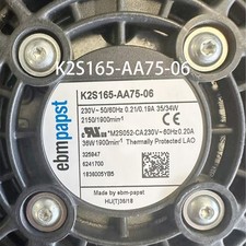 New Ebm-paps Durable Axial flow Filter fan 230VAC 35/34W 2150RPM K2S165-AA75-06 picture