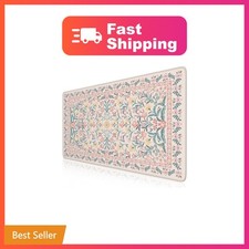 iCasso Desk Mat Mouse Pad 35.4x15.7in Pink Floral picture
