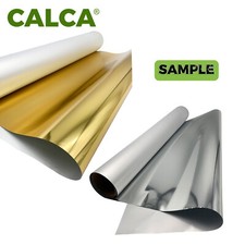 Sample CALCA 13in x 16.4ft DTF Gold / Silver Foil Film Roll,Cold Peel DTF FILM picture
