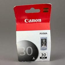 New Genuine Canon PG-30 Black Ink Cartridge PIXMA iP1800 iP2600 MX300 OEM Sealed picture