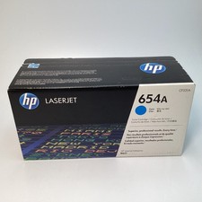 HP 654A CF331A Cyan Original LaserJet Toner Cartridge M651 06/2024 - New Sealed picture