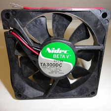 2pcs Nidec Beta V FAN TA300DC 12V 0.16 Amp A33315-16 SlimLine 80x80x20mm picture