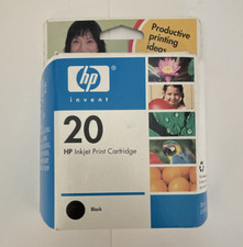 HP 20 Genuine/Original Black Inkjet Ink Cartridge 28 ml / 0.95 fl oz picture