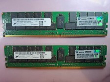 2x 64GB Micron DDR4-2400T ECC LRDIMM 128GB HP 819413-001 4Rx4 picture