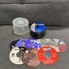 Lot of 56 Vintage Computer Software CD-ROM Discs Adobe Microsoft 1990s  picture