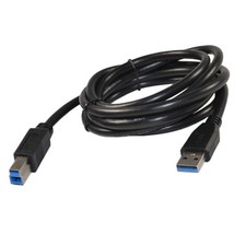 HQRP USB 3.0 A-Male to B-Male Cable for Lenovo ThinkPad USB3.0 Ultra, Pro, Basic picture