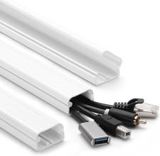 39In Cord Covers for Wires on Wall, YCLYC Wall Cord Cover, Large TV Cable Hider picture