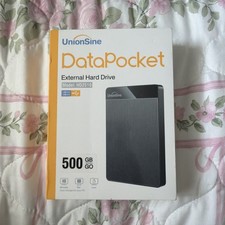 UnionSine DataPocket HD2510 500GB USB 3.0/2.0 External HDD Hard Drive PINK picture