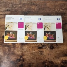 HP Premium Plus Matte Photo Paper 60 Sheet 4x6 Lot of 3 picture