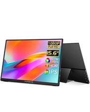 CAPERAVE Portable Monitor for Laptop, 15.6'' 1080P FHD Travel Monitor picture