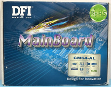 New Sealed DFI CM64-AL/G Socket 370 Motherboard/Mainboard US Seller RARE Beauty picture