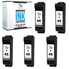 5-Pack Compatible CMYi HP 45 Cartridges for Color Copier 110 120 140 145 150 155 picture