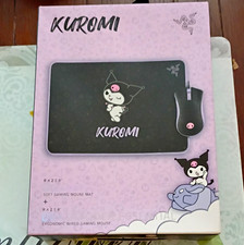 Razer Kuromi Wired Gaming Mouse & Soft Mouse Mat, 6400 DPI, Black/Pink picture