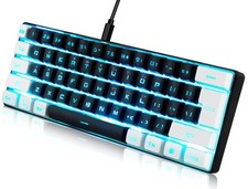 60% Percent Gaming Keyboard Minimalist Portable Wired Ultra-Compact Mini Imit... picture