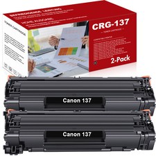 2PK CRG 137 Toner Cartridge for Canon 137 Toner MF232w MF227dw MF212w MF244dw picture