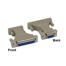 Kentek DB9 Female to DB25 Female Serial AT Modem Adapter Coupler RS-232 Printer picture