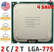 Intel Core 2 Duo E8400 CPU 3.0 GHz 6MB LGA 775 Desktop Processor SLAPL SLB9J picture