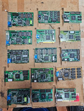 Lot 15x Clean Vintage Retro PCI Video Graphics Cards 386 486 Stealth S3 Trio64+ picture