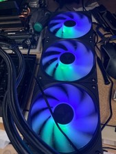 ✅ GAMDIAS Aura  360mm AIO Liquid CPU Cooler AMD hardware only picture