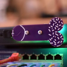 ARGB Dick Shaped Light With 5 RGB LEDs for PC Case Gaming - 5V 3 Pin Addressable picture