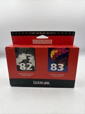 Genuine Lexmark 82 Blk 83 Color Print Cartridge for X5150 X6150 X6170, Z55, Z65 picture