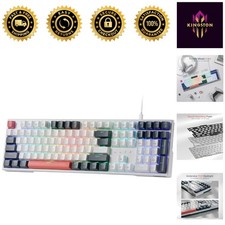 K668 108-Key Hot-Swap RGB Gaming Keyboard - 4 Extra Hotkeys & Ergonomic Design picture