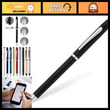Stylus Pen 3-in-1 with Ballpoint, Touchscreen Compatibility - Satin Black/Chrome picture