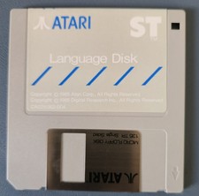 Original ATARI ST Language Disk (1985) CA026062-004 TESTED picture