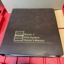 Radio Shack TRS-80 Model IV Disk System Owner's Manual Binder 26-1069 Model 4 picture