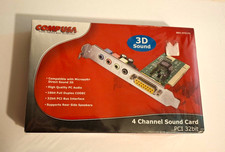 COMP USA 5.1 Channel Surround PCI 32 bit 3D Sound Card Sealed NEW picture
