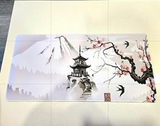 Cherry Blossom Sakura Scenery Mouse Pad Japanese Style Gaming Desk Keyboard Mat picture