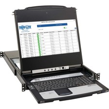 Tripp Lite by Eaton 8-Port NetDirector DisplayPort KVM Switch Console with 17 in picture