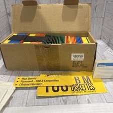 Lot of 50 MEMOREX 2SHD IBM Formatted 1.44MB Floppy Disks stocking,Christmas gift picture