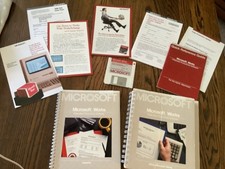 Vintage Microsoft Works 1986 Version 1.0 Software Disc/Manuals  Apple Macintosh picture