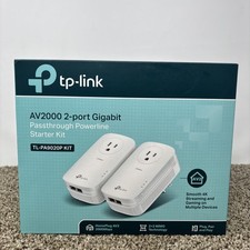 TP-LINK TLPA9020PKIT AV2000 2-Port Gigabit Powerline Starter Kit picture