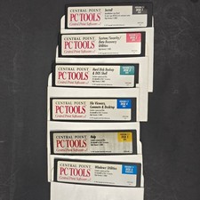 Vintage Central Point PC Tools Version 7.1 Floppy Disks 5.25 High Density 1.2MB picture