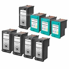 8PK Reman #74XL #75XL for HP CB336WN CB338WN Ink PhotoSmart C4250 C4225 picture